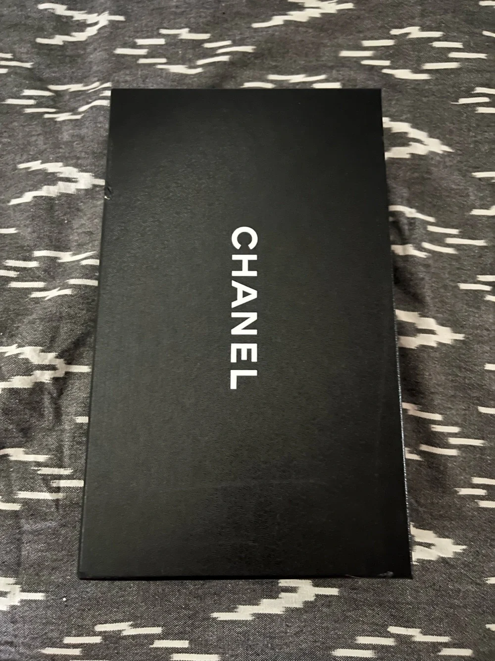 CHANEL Black Mesh Ballet Flats with Bow Trim